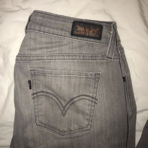 Levi Strauss Grey Skinny Jean/Jeggings Stretch